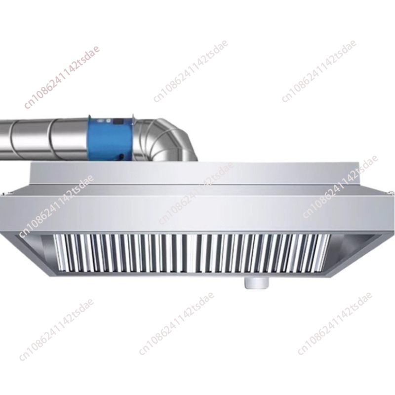 Commercial Exhaust Hood - 業務用ステンレス製レンジフード、ホテル厨房や田舎のストーブ用大風量静音排気ファン