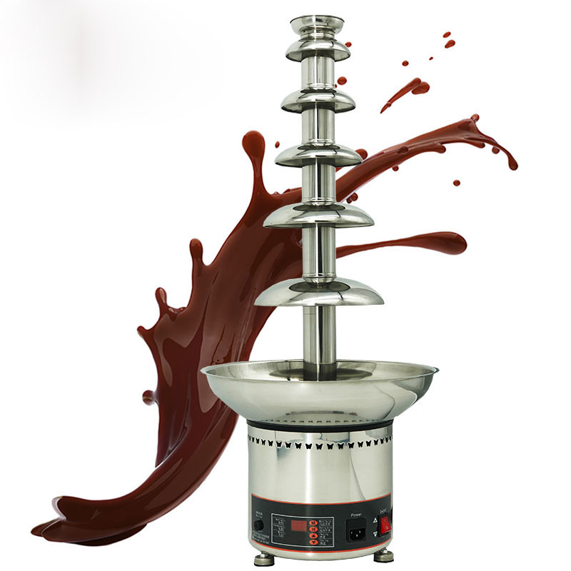 Chocolate Fountain Commercial - 市販の電気チョコレートファウンテン,チョコレート,キャンディー,バター,チーズ,バーベキュー,ソース用の溶解機