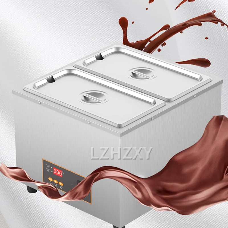 Chocolate Fountain Commercial - 電気チョコレートチーズ溶解機ヒーター商業ダブル鍋噴水ボイラーディッピングシリンダーメルターパンウォーマー
