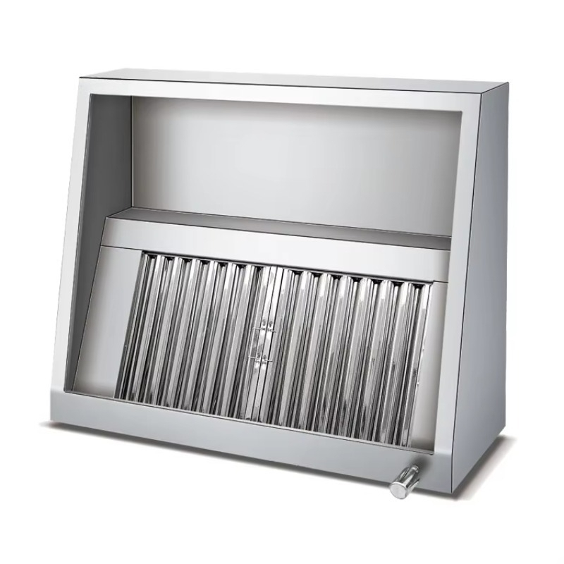 Commercial Exhaust Hood - 業務用ステンレス製厨房排気レンジフード カスタムサイズ 21m/min 電動式