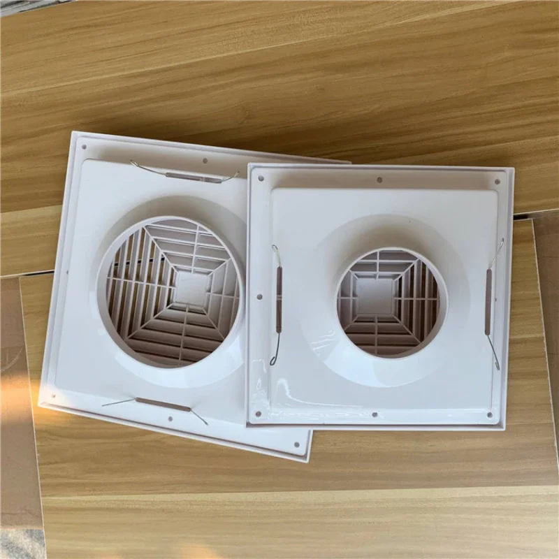 Commercial Exhaust Hood - ABSスクエアエアコンディフューザー,排気口,天井ダクト,換気フード,新品,1個