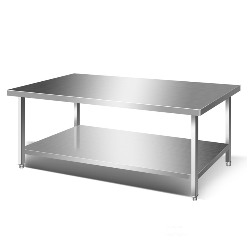 Commercial Kitchen Prep Table - 業務用ステンレス製厨房作業台 新品 ホテル レストラン作業台 厨房機器 食品準備
