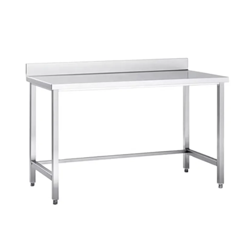 業務用ステンレス製キッチン調理台＆作業台（バックガード付き） - Commercial Kitchen Prep Table のレビューと価格
