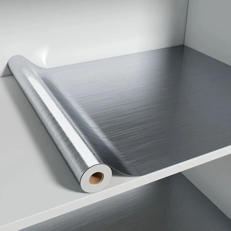 PVC ステンレスブラッシュシルバー取り外し可能な壁紙装飾フ - Commercial Kitchen Wall Panels のレビューと価格