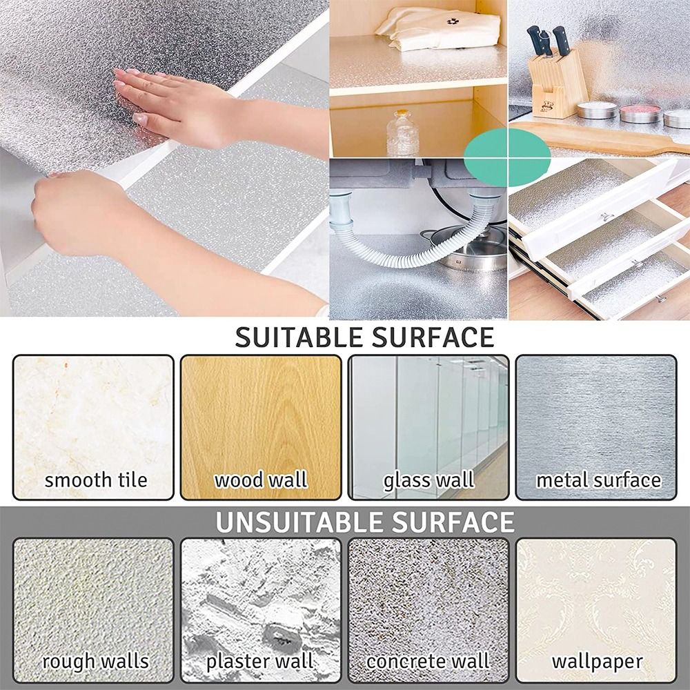 耐油性アルミニウム粘着壁紙,防汚,高温,防水,キッチンステッ - Commercial Kitchen Wall Panels のレビューと価格