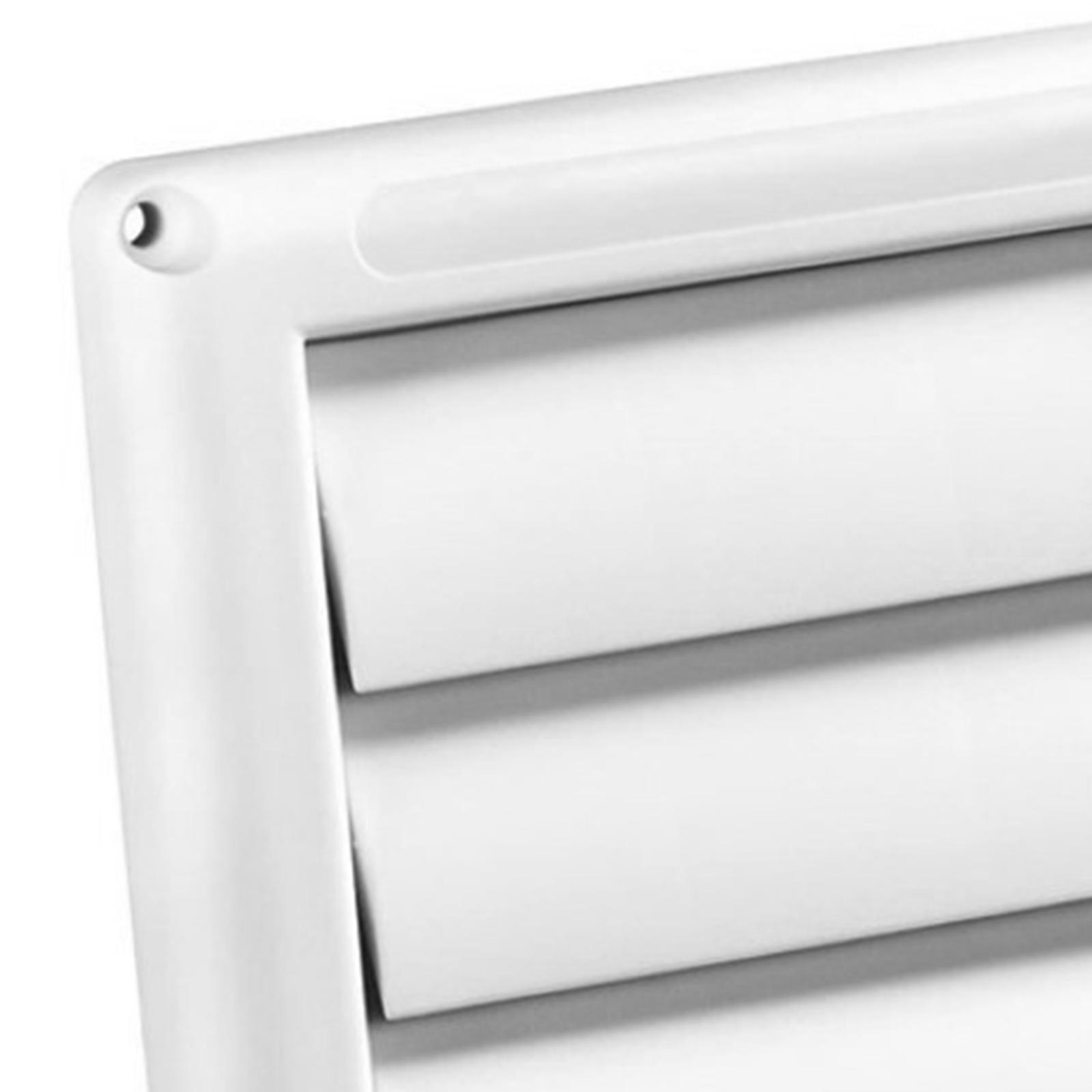 PPエアベントカバー スクエア型換気口 簡単設置ルーバーフー - Commercial Exhaust Hood のレビューと価格