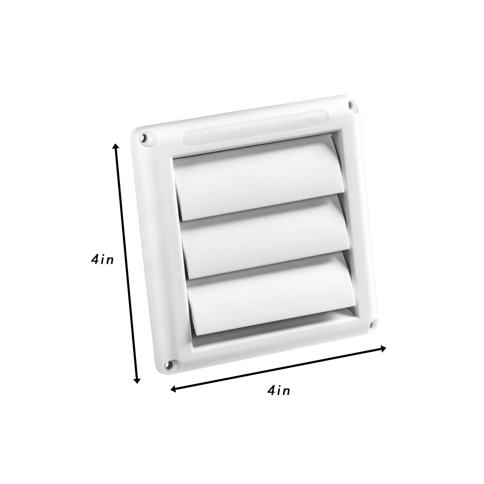 PPエアベントカバー スクエア型換気口 簡単設置ルーバーフー - Commercial Exhaust Hood のレビューと価格