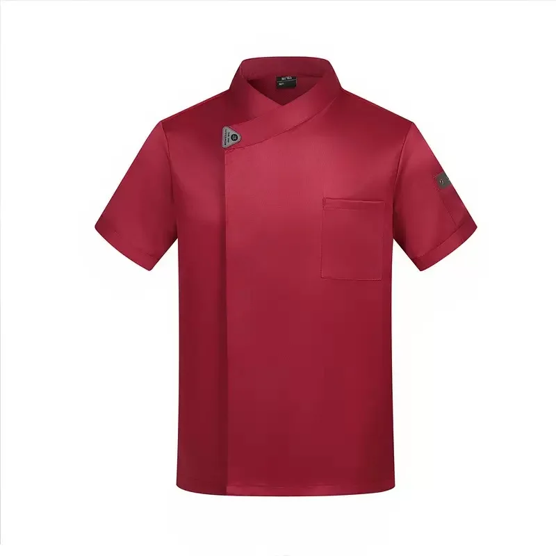 シェフジャケット女性半袖キッチンコック制服理容バーテンダーペ - Commercial Kitchen Services のレビューと価格