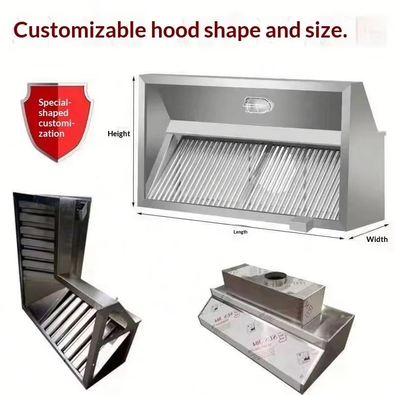 業務用カスタマイズ可能なキッチン壁掛けステンレス鋼製コンビネ - Commercial Exhaust Hood のレビューと価格