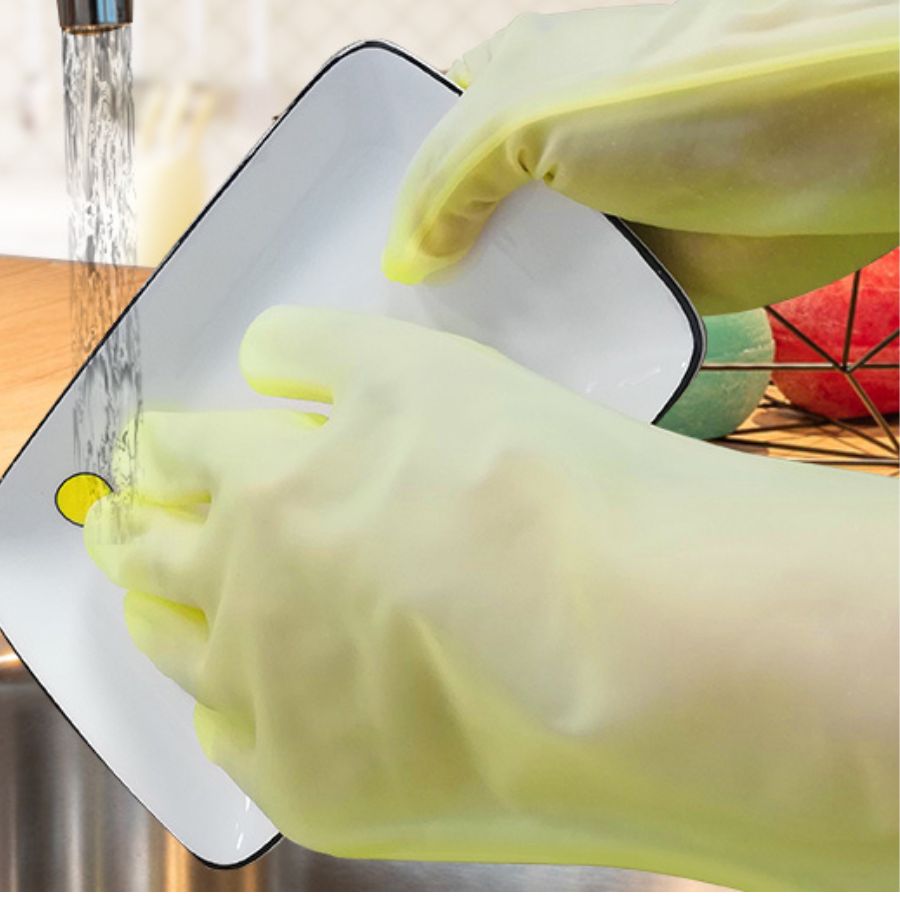 シリコンクリーニンググローブ,家庭用品,食器洗い,中厚,キッ - Commercial Kitchen Gloves のレビューと価格