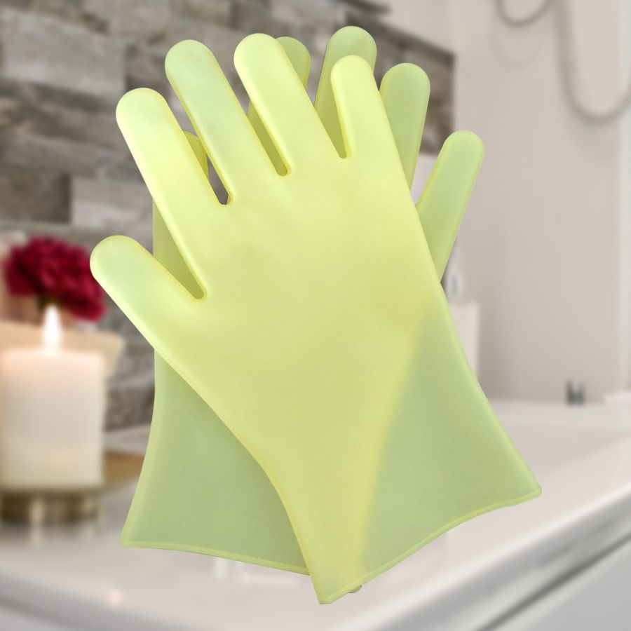 シリコンクリーニンググローブ,家庭用品,食器洗い,中厚,キッ - Commercial Kitchen Gloves のレビューと価格