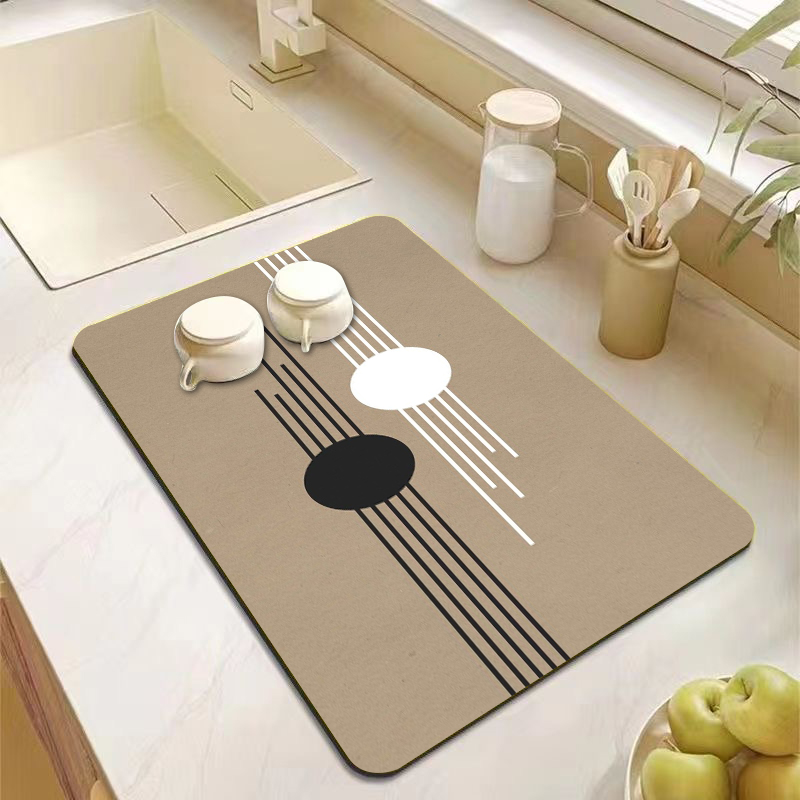 ミニマリストギターキッチンカウンターマットグレーブラック抽象 - Commercial Kitchen Prep Table のレビューと価格