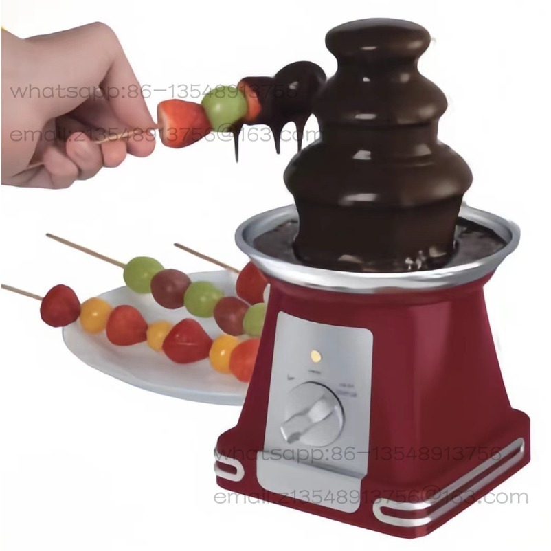 家庭用ミニ米国標準3層チョコレートファウンテンマシン、チョコ - Chocolate Fountain Commercial のレビューと価格