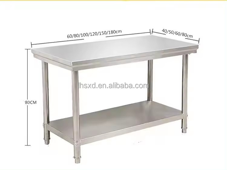 業務用厨房機器 高品質ステンレス製調理台 高品質ステンレス製 - Commercial Kitchen Prep Table のレビューと価格