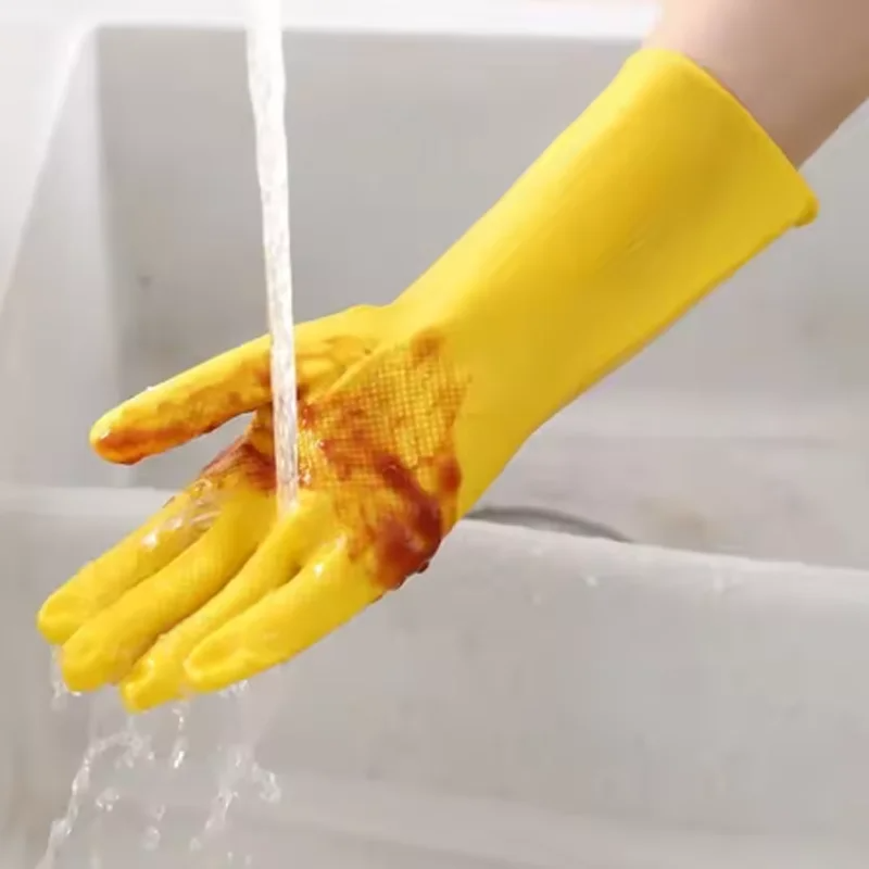 1-10 個家事手袋家庭用女性のキッチン掃除食器洗いブラッシ - Commercial Kitchen Gloves のレビューと価格