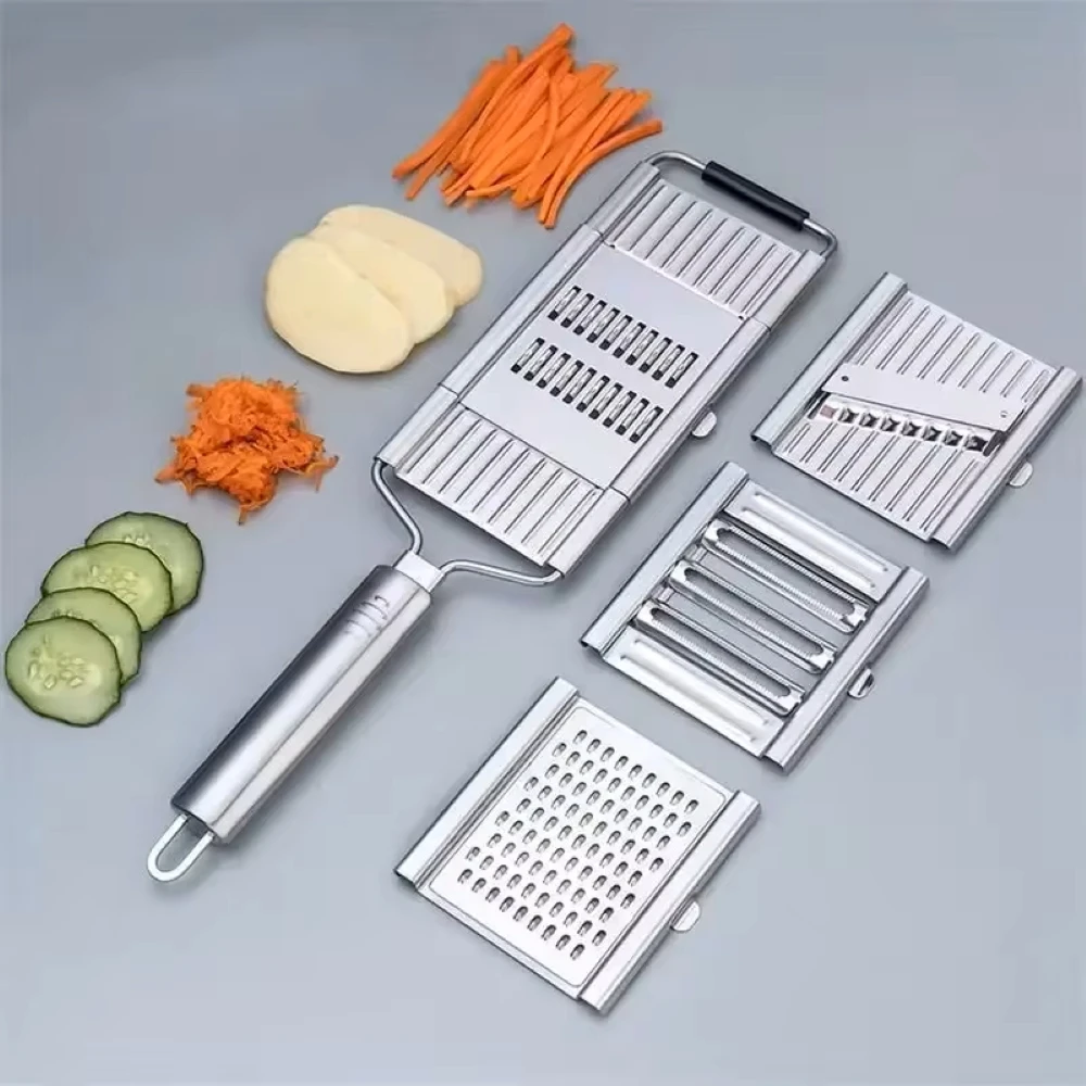 4 in1 野菜スライサー ステンレス鋼シュレッダーカッター - Commercial Potato Peeler のレビューと価格