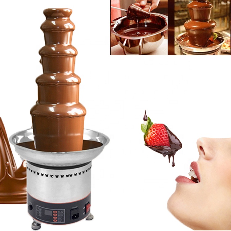 パーティー用ミニ業務用ステンレス製チョコレートフォンデュマシ - Chocolate Fountain Commercial のレビューと価格