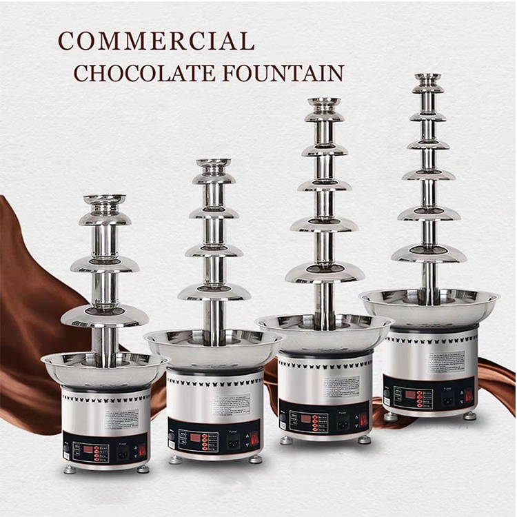 パーティー用ミニ業務用ステンレス製チョコレートフォンデュマシ - Chocolate Fountain Commercial のレビューと価格