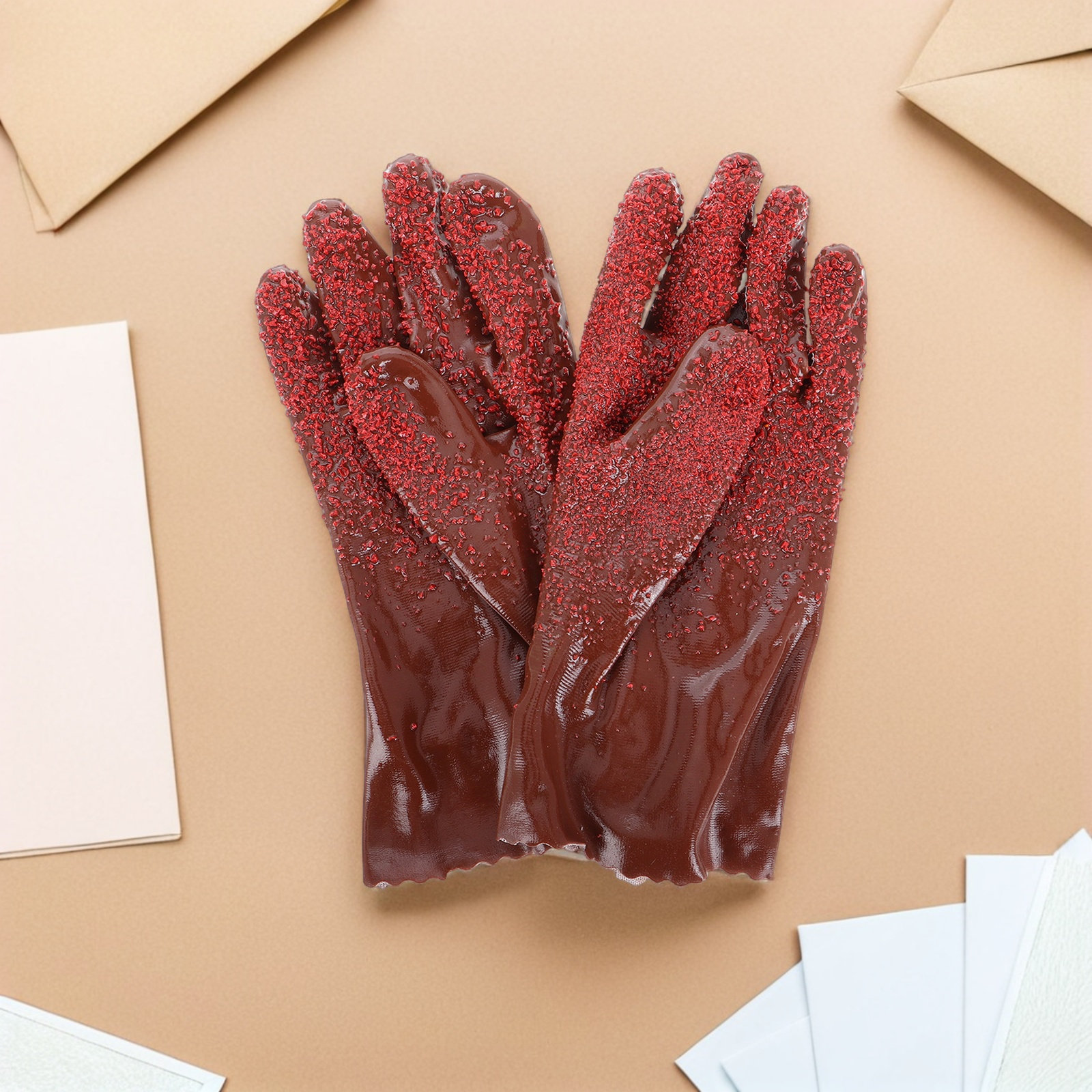 1 ペア人間工学に基づいた PVC 防水手袋食器洗い用再利用 - Commercial Kitchen Gloves のレビューと価格