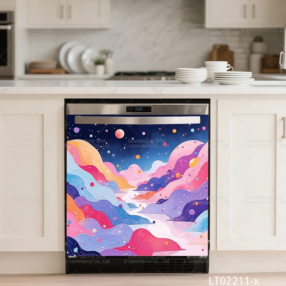 創造性のある中国水墨画食器洗い機用ステッカー - キッチン家 - Commercial Kitchen Wall Panels のレビューと価格