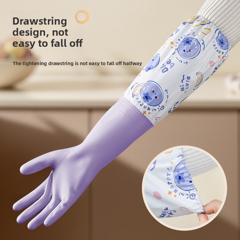 冬用暖かい防水食器洗い用手袋、フリース裏地付き厚手ゴムラテッ - Commercial Kitchen Gloves のレビューと価格