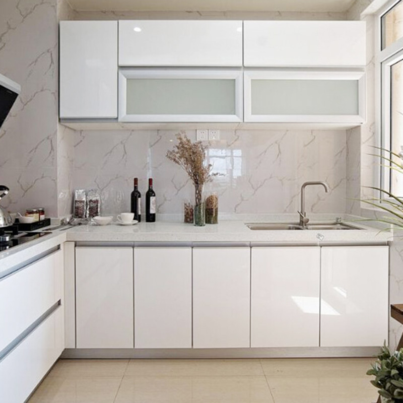 ペイント光沢のある白いキャビネットウォールステッカー古い家具 - Commercial Kitchen Wall Panels のレビューと価格