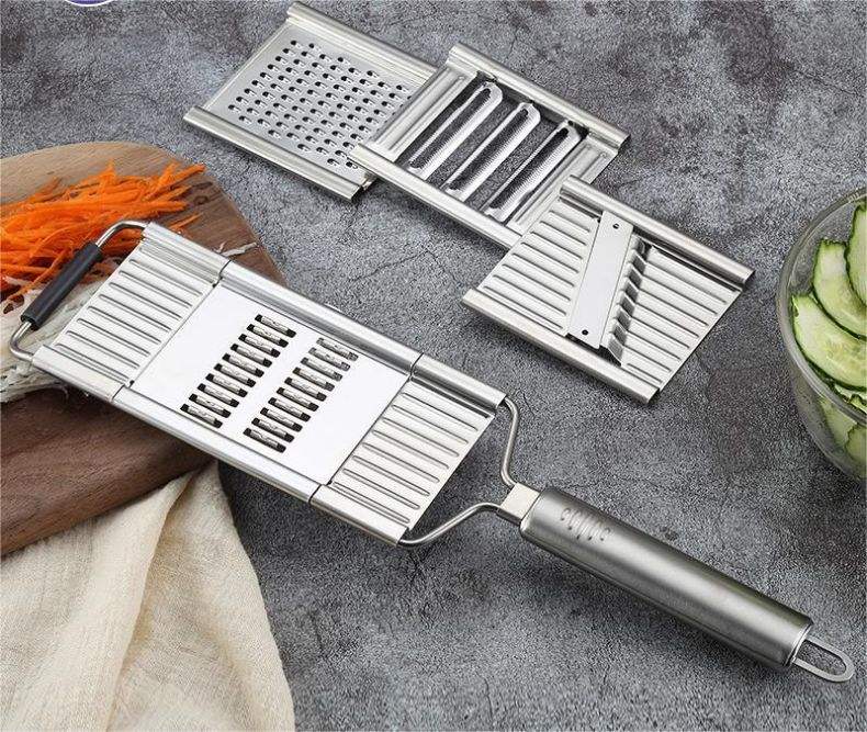 4 in1 野菜スライサー ステンレス鋼シュレッダー カッタ - Commercial Potato Peeler のレビューと価格