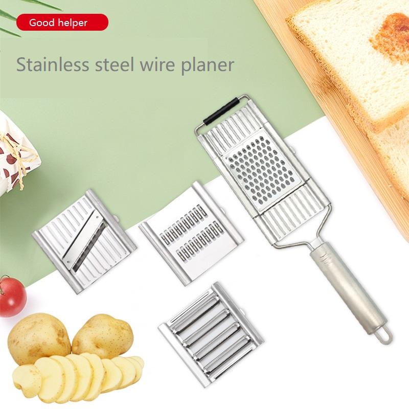 4 in1 野菜スライサー ステンレス鋼シュレッダー カッタ - Commercial Potato Peeler のレビューと価格