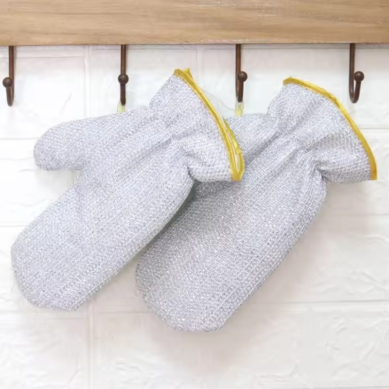 1/2 個シルバーグローブ家事掃除用手袋日常生活に適した家庭 - Commercial Kitchen Gloves のレビューと価格
