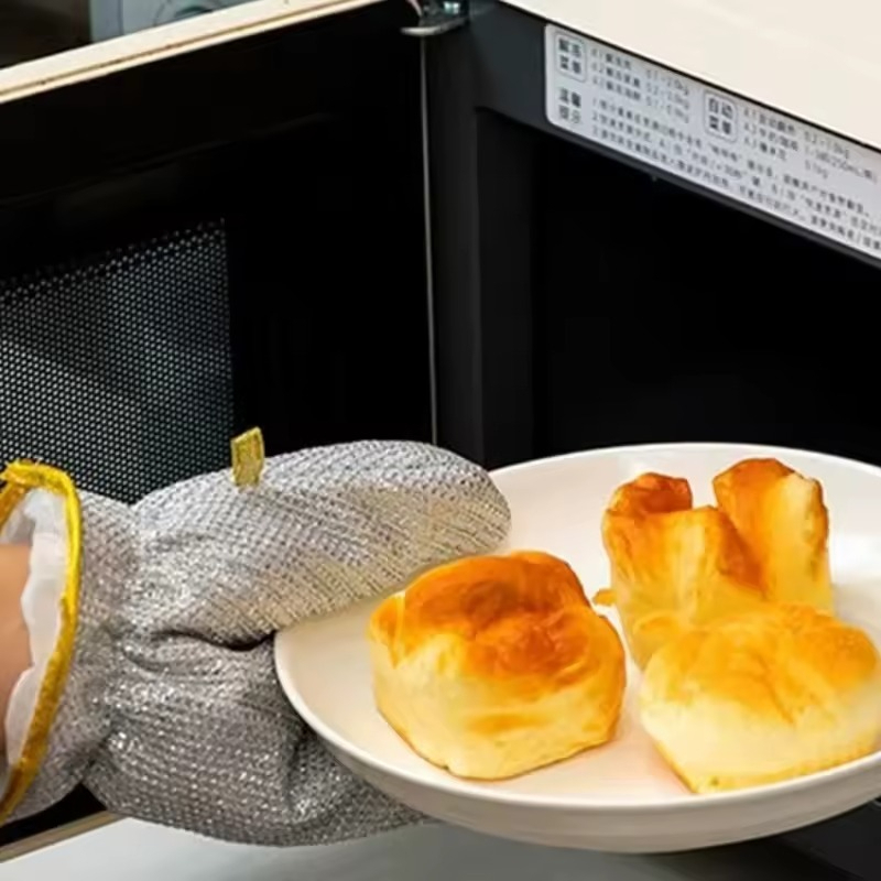 1/2 個シルバーグローブ家事掃除用手袋日常生活に適した家庭 - Commercial Kitchen Gloves のレビューと価格