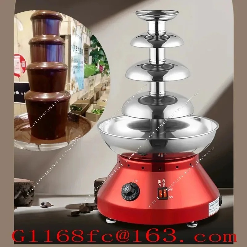 5層チョコレートファウンテンマシン、全自動家庭用スプレータワ - Chocolate Fountain Commercial のレビューと価格