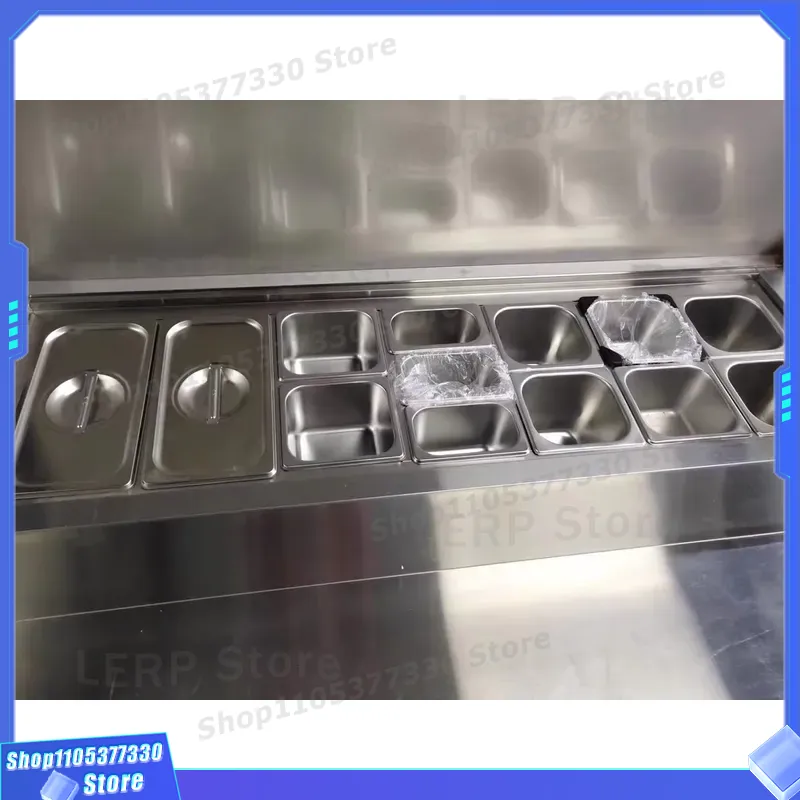 業務用ステンレス製冷蔵調理台 サラダバー ワークベンチ 冷却 - Commercial Kitchen Prep Table のレビューと価格