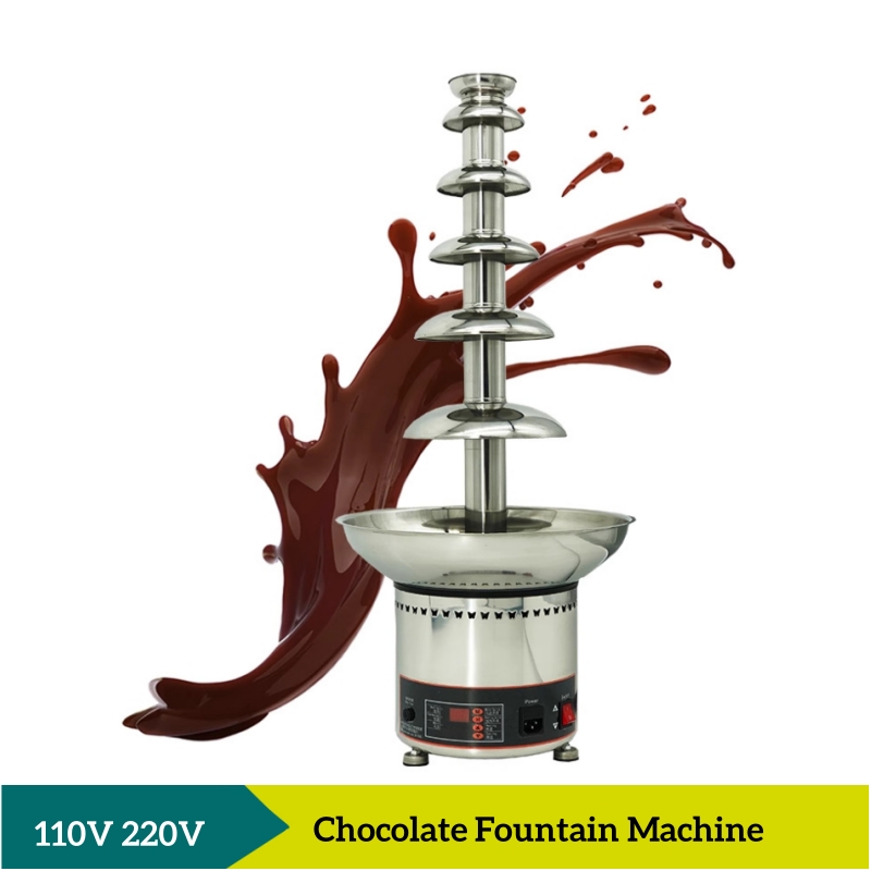 5層/6層業務用チョコレートファウンテンマシン電気式110V - Chocolate Fountain Commercial のレビューと価格