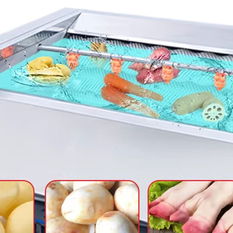 業務用ブラシローラー式野菜洗浄皮むき機 ステンレス製 ジャガ - Commercial Potato Peeler のレビューと価格