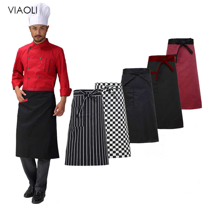 卸売価格キッチン調理エプロンストライプチェック柄ハーフレング - Commercial Kitchen Services のレビューと価格
