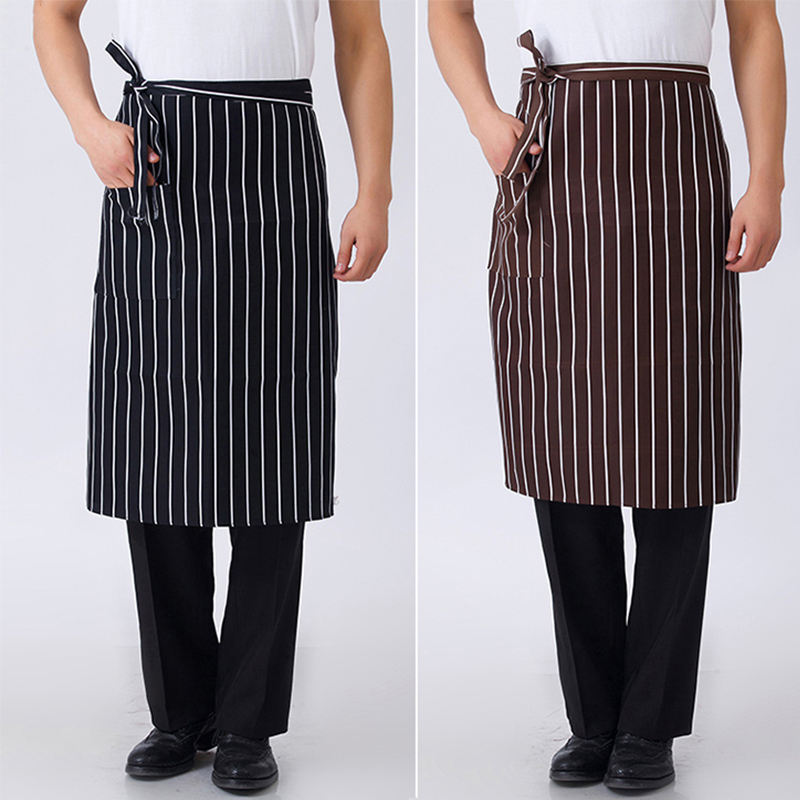 卸売価格キッチン調理エプロンストライプチェック柄ハーフレング - Commercial Kitchen Services のレビューと価格