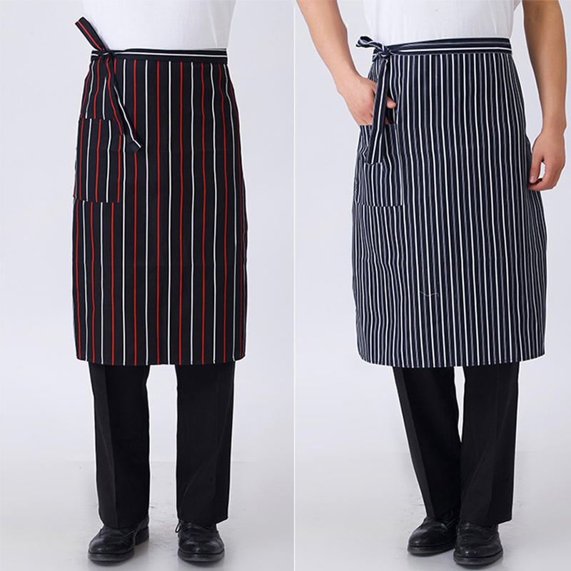 卸売価格キッチン調理エプロンストライプチェック柄ハーフレング - Commercial Kitchen Services のレビューと価格